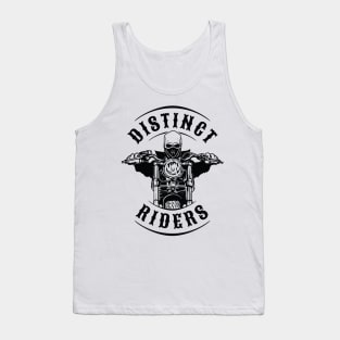 Distinct Riders Classic White Tank Top